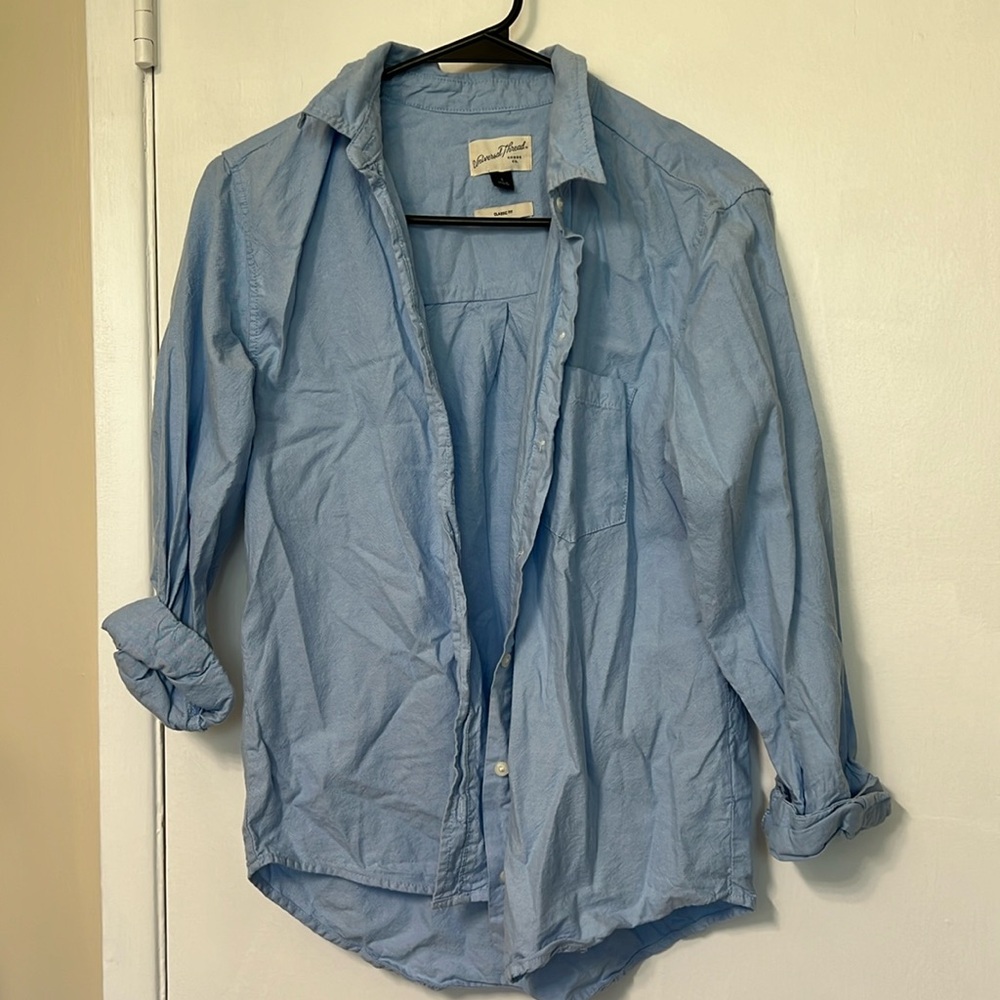 Universal Threads Light Denim Button Up